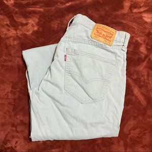 Levi 559 light wash/gray denim jeans